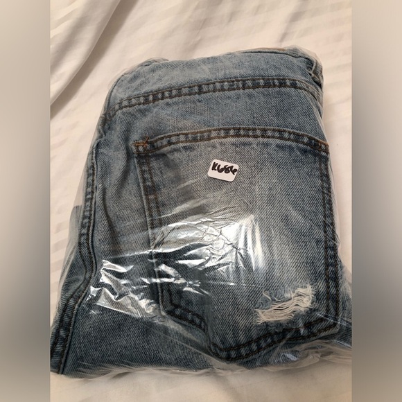 BDG Urban Outfitters Cowboy Jean High Rise Western Blue Denim Distressed Size 29 - Picture 14 of 16